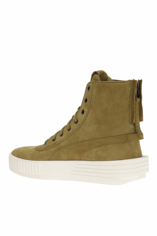 puma xo parallel olive green